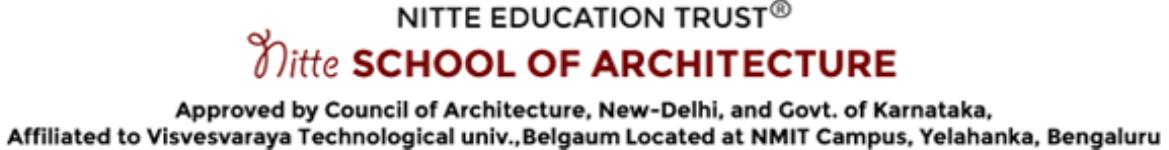 NITTE School of Architecture - New Delhi
