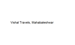 Vishal Travels - Mahabaleshwar