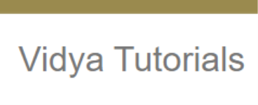 Vidya Tutorials - Mangalore