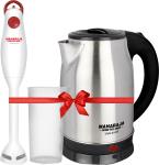 Maharaja Whiteline Hb 117 Ek 130W Hand Blender Electric Kettle