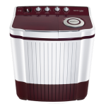 Voltas 7.5Kg Semi Automatic Washing Machine Burgundy Beko WTT75DT