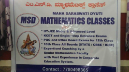 Maha Saraswati Dyuti Mathematics Classes - Moodalapalya - Bangalore