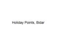 Holiday Points - Bidar