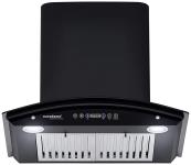 Eurodomo 60 cm 1200 m³/hr Auto-Clean curved glass Kitchen Chimney