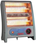 Usha Quartz Room Heater 3002 with 800-Watt Overheating Protection - Ivory