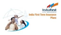 IndiaFirst Anytime Plan