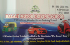 Balaji Motor Driving And Training School - Ulsoor - Bangalore