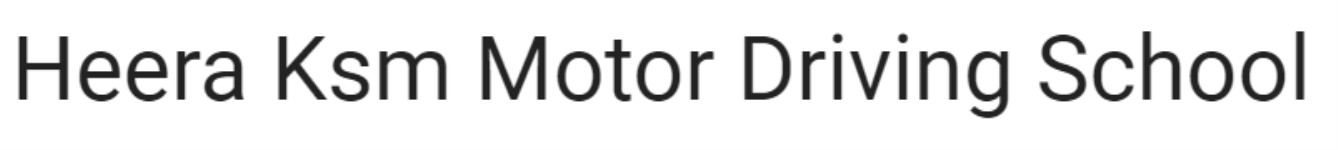 Heera Ksm Motor Driving School - Jayanagar - Bangalore