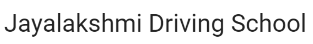 Jayalakshmi Driving School - Jayanagar - Bangalore