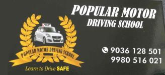 Popular Motor Driving School - Btm Layout - Bangalore