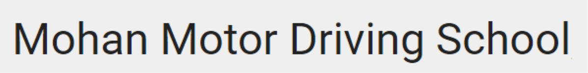 Mohan Motor Driving School - Nalasopara - Mumbai