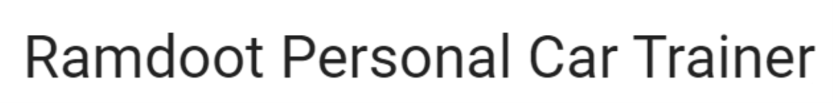 Ramdoot Personal Car Traine.. - Palghar - Mumbai