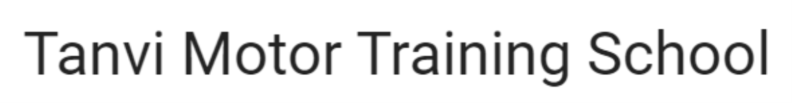 Tanvi Motor Training School - Vashi - Mumbai