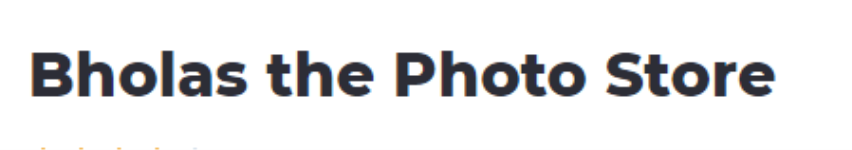 Bholas The Photo Store - Jayanagar 4th Block - Bangalore