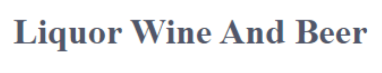 Liquor Wine & Beer - Sector 30c