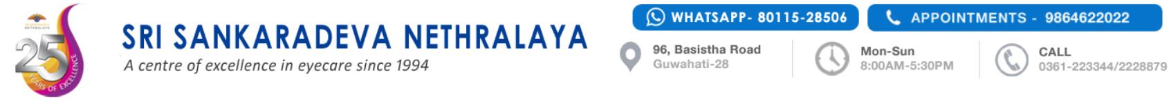 Sri Sankardeva Nethralaya - Tiniali - Guwahati