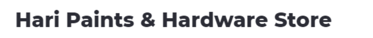 Hari Paints & Hardware Store - HUDA - Gurugram