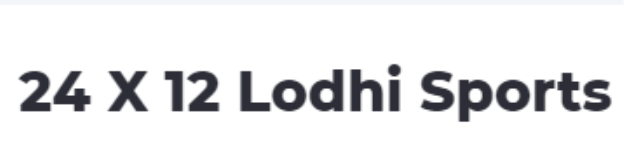 24 X 12 Lodhi Sports - Palam Extension - Delhi