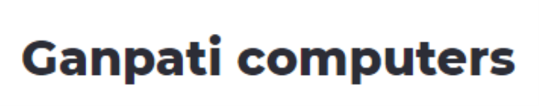 Ganpati computers - Sector 5 - Gurgaon