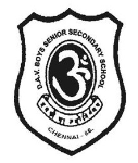 DAV Boys Senior Secondary School - Mogappair East - Chennai