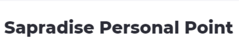 Sapradise Personal Point - Trikuta Nagar - Jammu