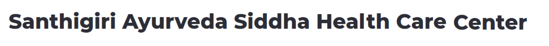 Santhigiri Ayurveda & Siddha Healthcare Center - Anna Nagar - Chennai`