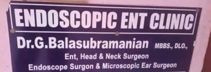 Endoscopic Ent Clinic @ Mathi Hospital - Aerodrome - Coimbatore