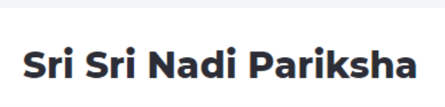 Sri Sri Nadi Pariksha - Bidaraguppe - Bengaluru