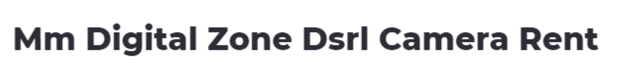 Mm Digital Zone - Jayanagar - Bengaluru