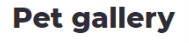 Pet Gallery - Sahakara Nagar - Bengaluru