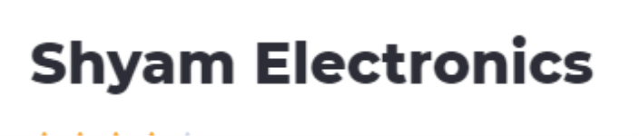 Shyam Electronics - MI Road - Jaipur