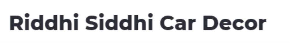 Riddhi Siddhi Car Decor - Vidhyadhar Nagar - Jaipur