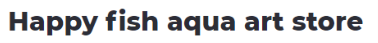 Happy Fish Aquea Art Store - Sultanpet - Palakkad