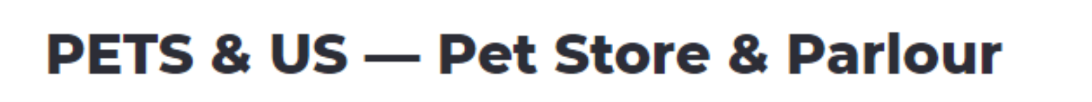 Pets & Us - Mohali - Chandigarh