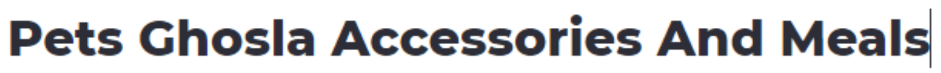 Pets Ghonsla - Sector 70 - Chandigarh