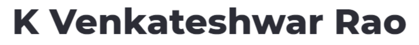 K Venkateshwar Rao - Yellareddyguda - Hyderabad