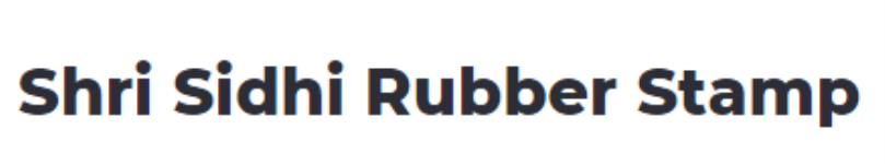 Shri Sidhi Rubber Stamp - Uran - Navi Mumbai