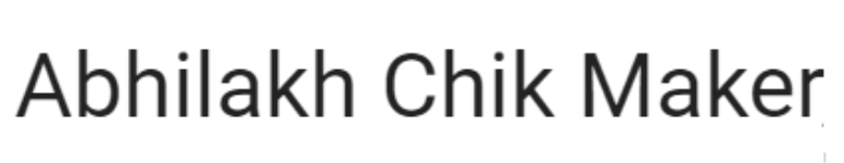 Abhilakh Chik Maker - Dwarka - Delhi