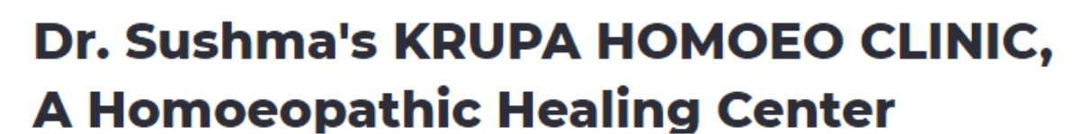 Dr. Sushmas Krupa Homoeo Clinic - 80 Feet Road - Bengaluru