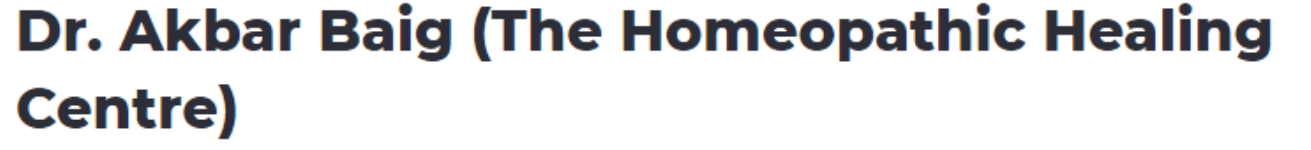 The Homoeopathy Healing Centre - Vijayanagar - Bengaluru