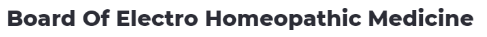 Board Of Electro Homeopathic Medicine - Rakhial - Ahmedabad
