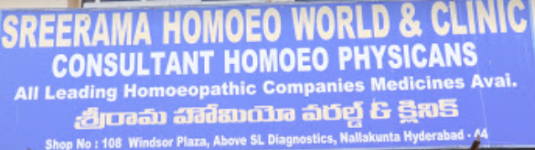 Sreerama Homoeo World & Clinic - Nallakunta - Hyderabad