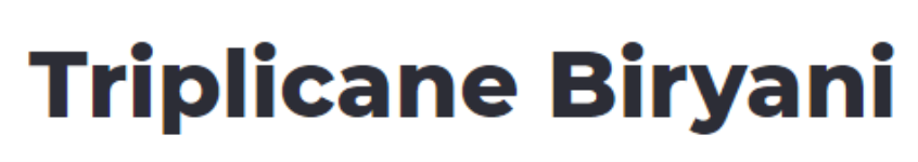 Triplicane Biryani - Jafferkhanpet - Chennai