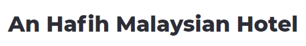 An Hafih Malaysian Hotel - Velachery - Chennai