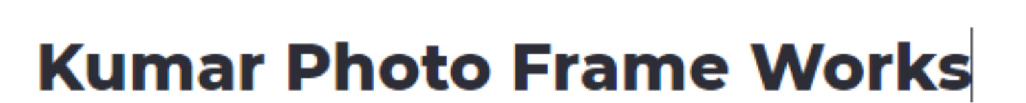 Kumar Frames - Avenue Road - Bengaluru