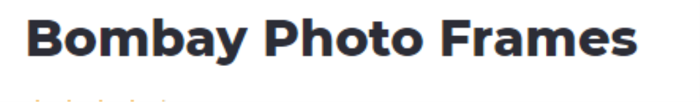 Bombay Photo Frames - Jayanagar - Bengaluru