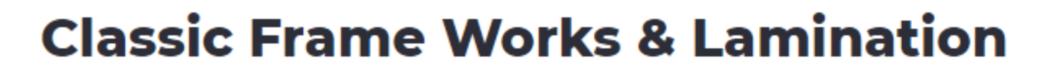 Classic Frame Works & Lamination - Koramangala - Bengaluru