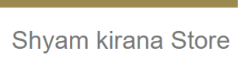 Shyam Kirana Store - Solanki Nagar - Indore