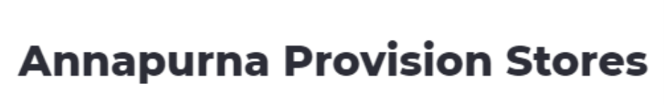 Annapurna Provision Stores - Sudama Nagar - Indore