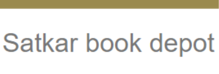 Satkar Book Depot - Raipur Rani - Ambala